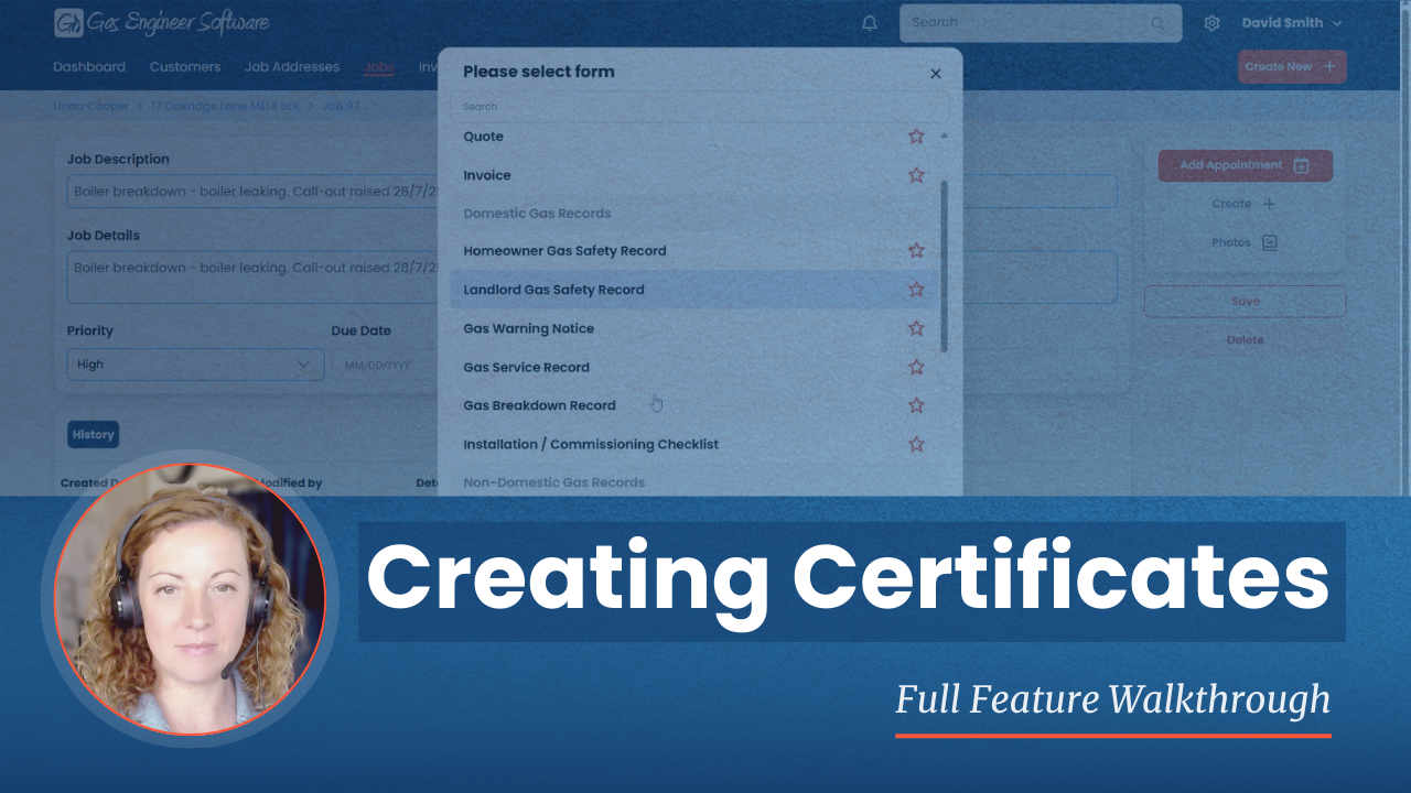 6. Records, Certs & Job Sheets