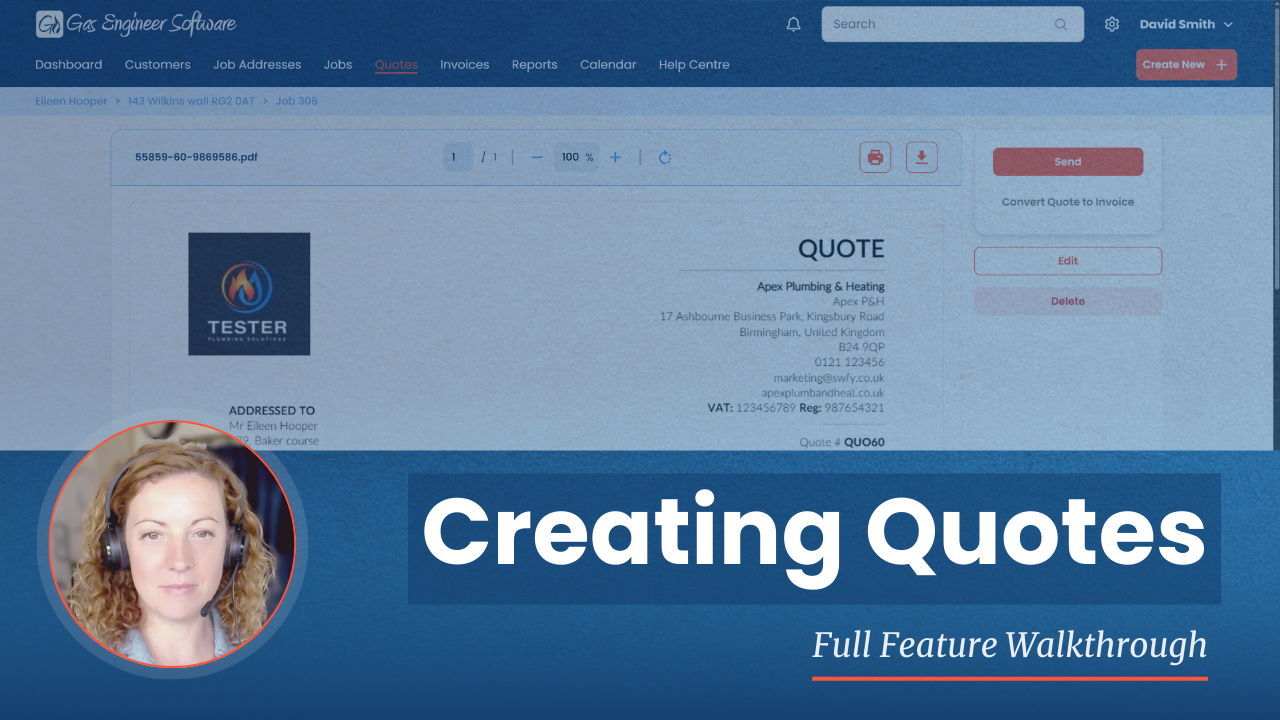 7. Creating, Sending, Following Up Quotes